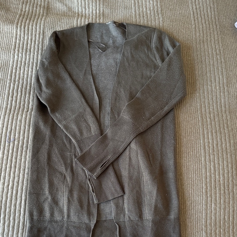 lululemon athletica Forest Green Cardigan